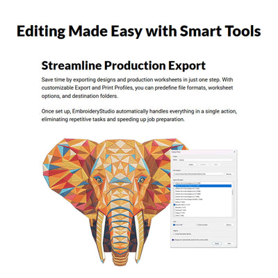 Wilcom EmbroideryStudio Editing Software 2026 Full License Software Wilcom 