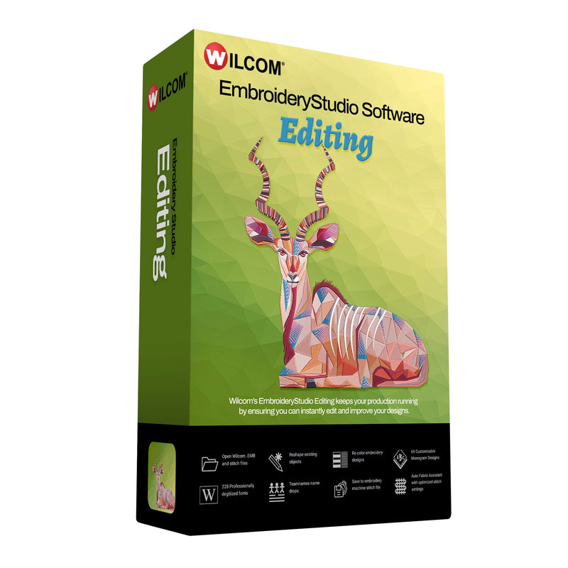 Wilcom EmbroideryStudio Editing Software 2026 Full License Software Wilcom 