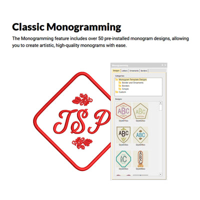 Wilcom EmbroideryStudio LetteringSoftware 2026 Full License Software Wilcom 