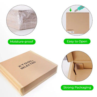 xTool 1/8" Basswood Plywood Sheets -12in x 12in Laser Engraver Accessories xTool 