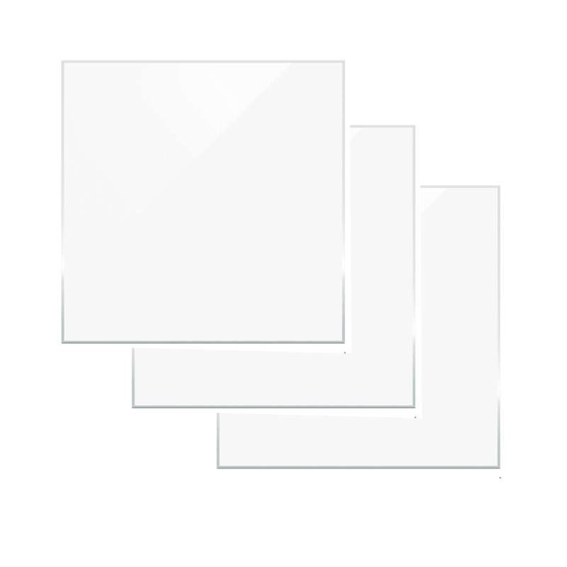 xTool 1/8" Clear Glossy 12in x 12in Acrylic Sheets - 3 Pack Swing Design 1