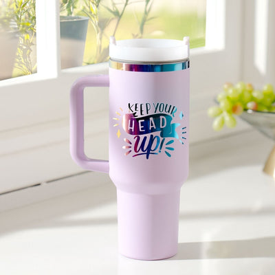 xTool 40oz Purple to Iridescent Tumbler w/ Removable Handle - 6 Pack - Swing Design5