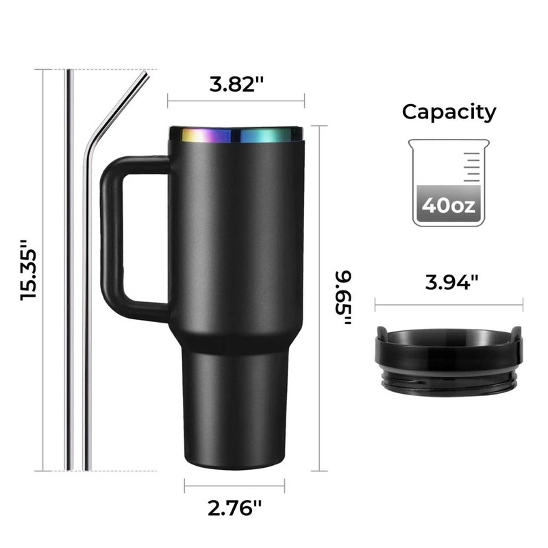 xTool 40oz Purple to Iridescent Tumbler w/ Removable Handle - 6 Pack - Swing Design4