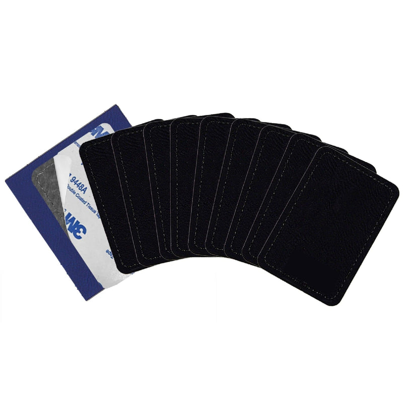 xTool Black To Silver Laserable PU Rectangular Patch - 10 Pack Laser Engraver Accessories xTool 