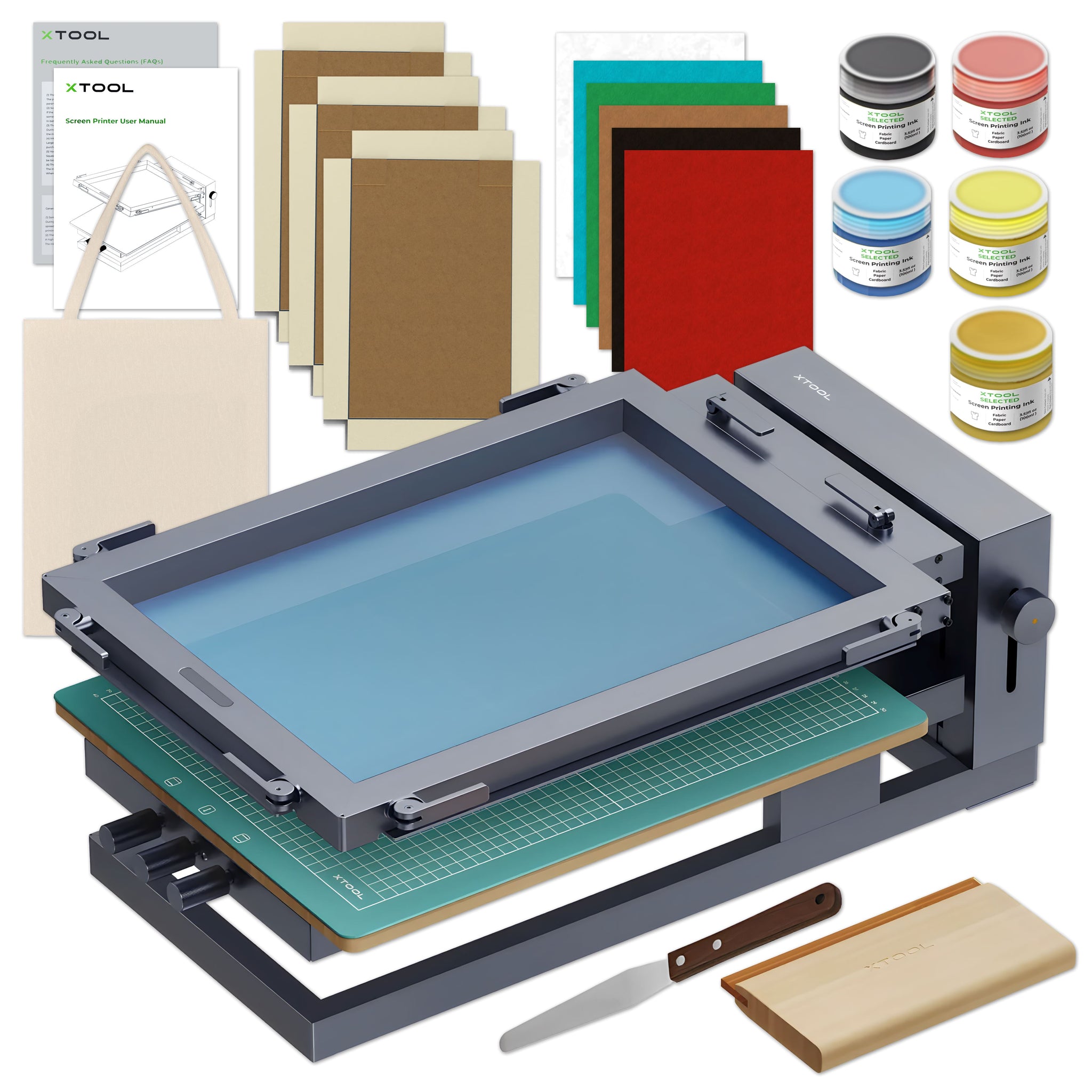 xTool D1 Pro 2.0 5W Laser & Engraver Machine with Screen Print Kit - Grey
