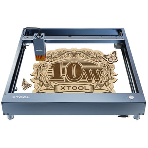 xTool D1 Pro 2.0 Laser Cutter Extended Bundle w/ Rotary & Cutting Kit - Grey Laser Engraver xTool 