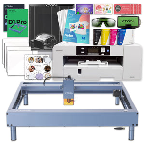 xTool D1 Pro 2.0 Laser Cutter with Sawgrass SG1000 Sublimation Printer Laser Engraver xTool 10W 