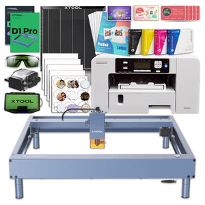 xTool D1 Pro 2.0 Laser Cutter with Sawgrass SG500 Sublimation Printer Laser Engraver xTool 10W 