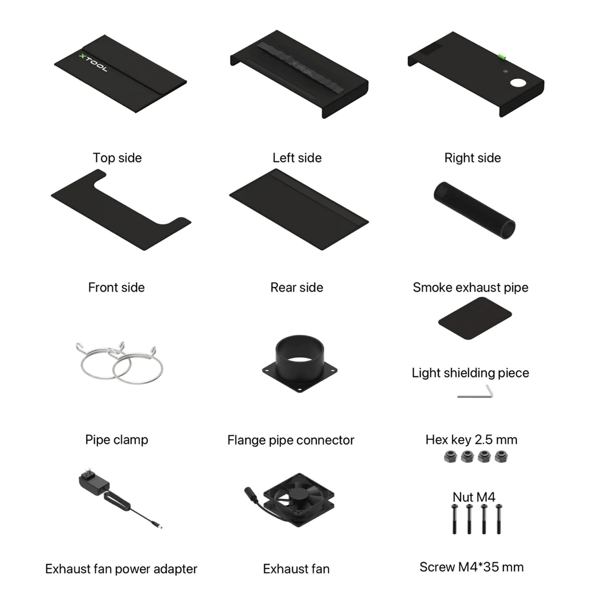 xTool D1 Enclosure Case for Base Frame Swing Design