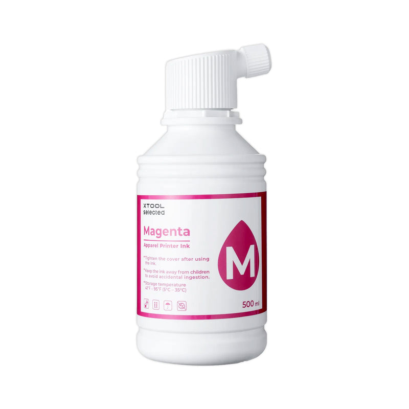 xTool DTF Apparel Printer 500ml Ink Refill - Magenta DTF xTool 