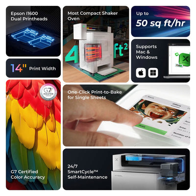 xTool DTF Apparel Printer Bundle with Oven & Shaker DTF Bundles xTool 