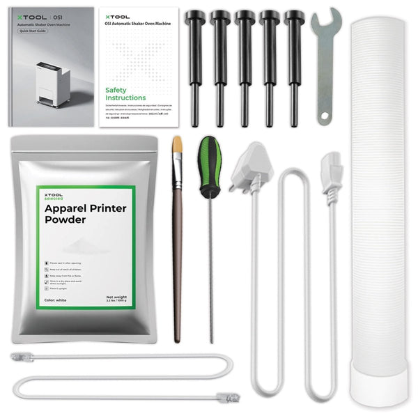 xTool DTF Apparel Printer OS1 Shaker & Oven Attachment | Swing Design