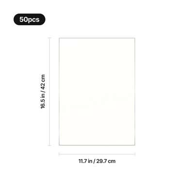 xTool DTF Film 11.7" x 16.5" Sheets for O1 Omni UV Printer (50 count) Swing Design 5