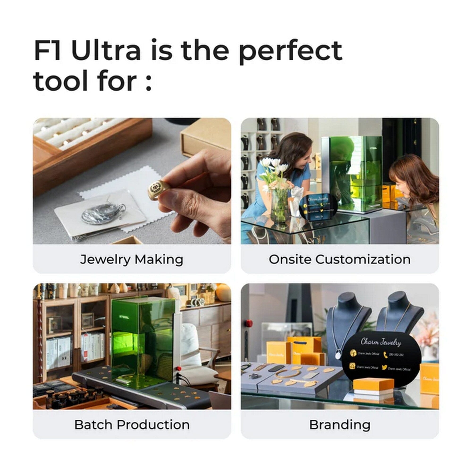 xTool F1 ULTRA 20W Laser Engraver with Conveyor Production Bundle Laser Engraver xTool 