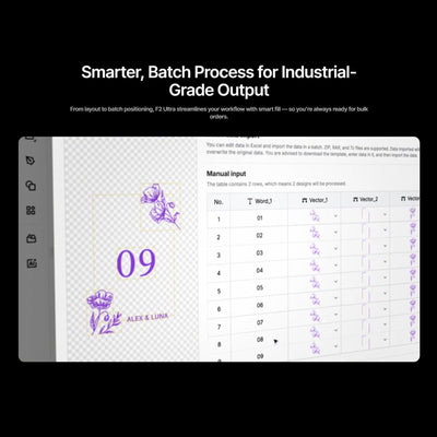 xTool F2 Ultra 60W MOPA & 40W Diode Dual Laser Engraver Bundle Laser Engraver xTool 