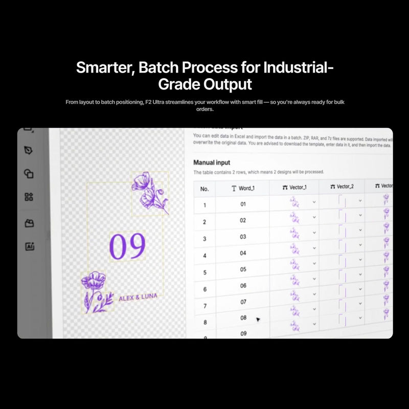 xTool F2 Ultra 60W MOPA & 40W Diode Dual Laser Engraver Bundle Laser Engraver xTool 