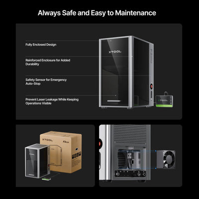 xTool F2 Ultra 60W MOPA & 40W Diode Dual Laser Engraver Bundle Laser Engraver xTool 