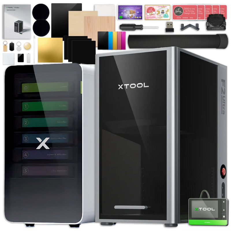 xTool F2 Ultra Dual Laser Bundles with Air Filter | Swing Design