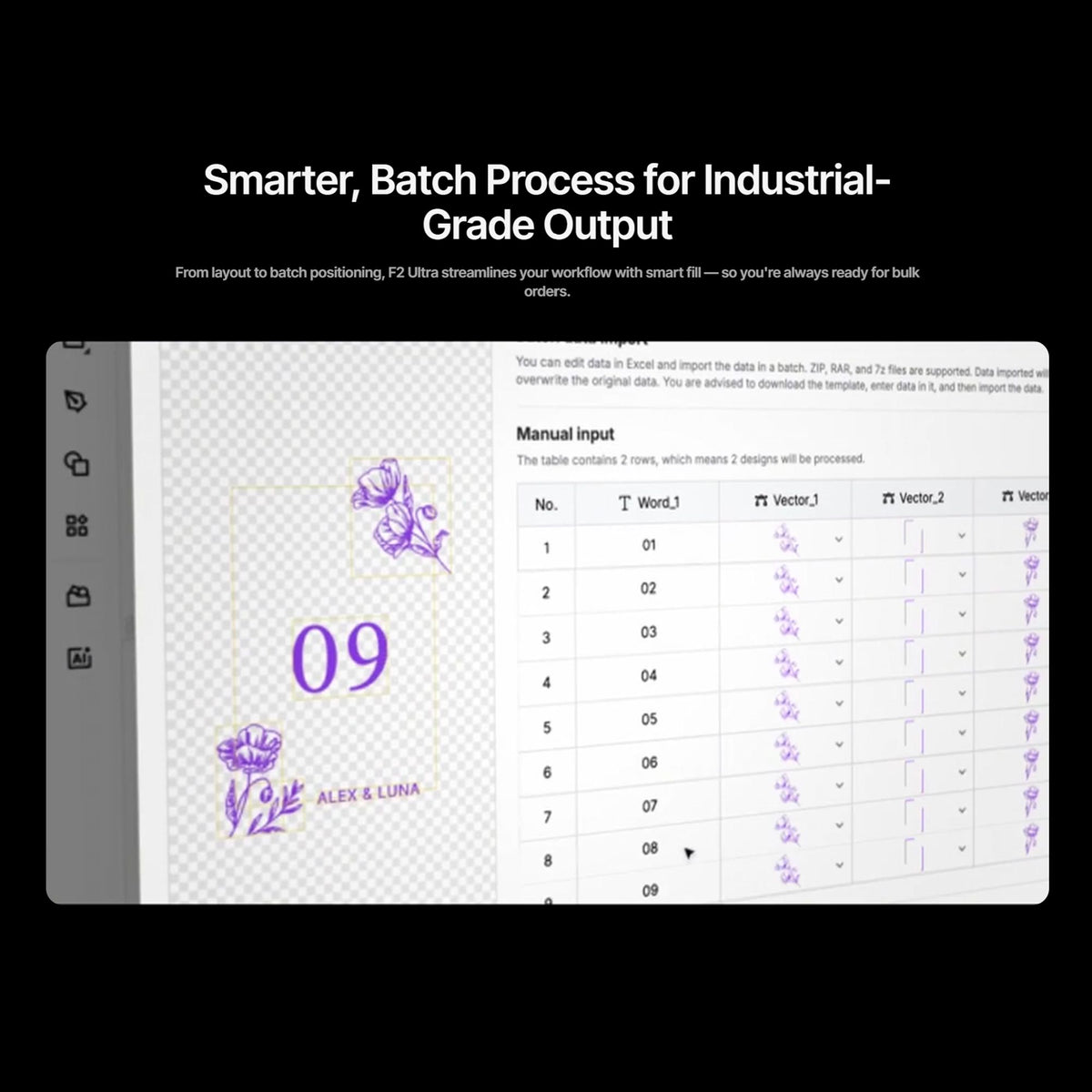 xTool F2 Ultra 60W MOPA &amp; 40W Diode Laser Engraver with Conveyor System Laser Engraver xTool 