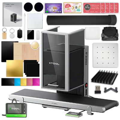 xTool F2 Ultra 60W MOPA &amp; 40W Diode Laser Engraver with Conveyor System Laser Engraver xTool 