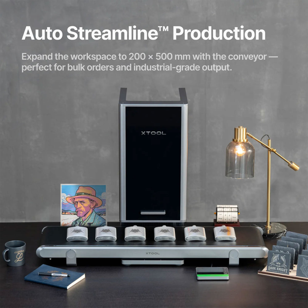 xTool F2 Ultra 60W MOPA &amp; 40W Diode Laser Engraver with Conveyor System Laser Engraver xTool 