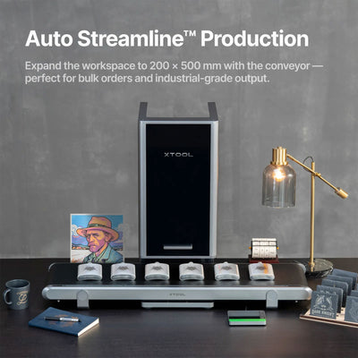 xTool F2 Ultra 60W MOPA & 40W Diode Laser Engraver with Conveyor System Laser Engraver xTool 
