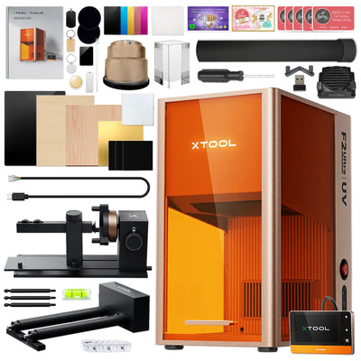 xTool F2 Ultra UV 5W Cold Laser Engraver &amp; Cutter Bundle with 5-in-1 Rotary Laser Engraver xTool 