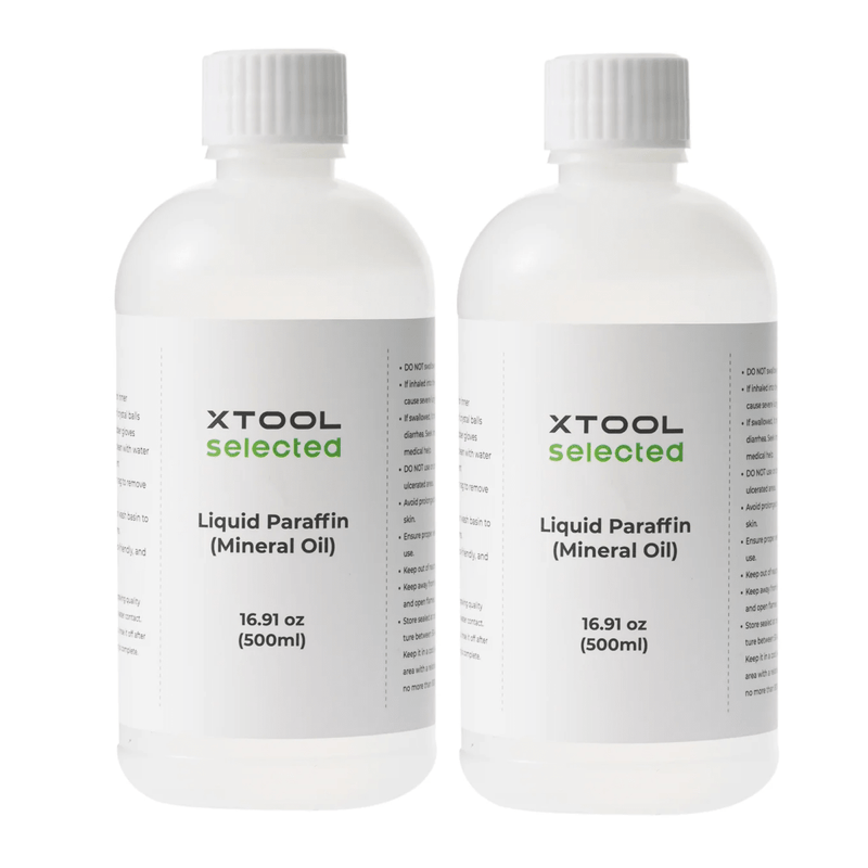 xTool F2 Ultra UV K9 Glass Crystal Ball Inner Engraving Oil - 2 Bottles Swing Design 1