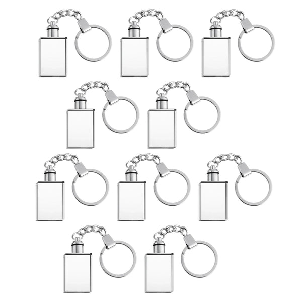 チャーム v.rina.jk xTool Multicolored LED K5 Crystal Rectangle Keychain | Swing Design