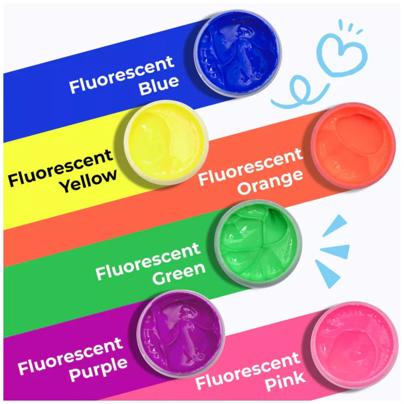 xTool Fluorescent Color Screen Printing Ink Set - 6 Colors Laser Engraver Accessories xTool 