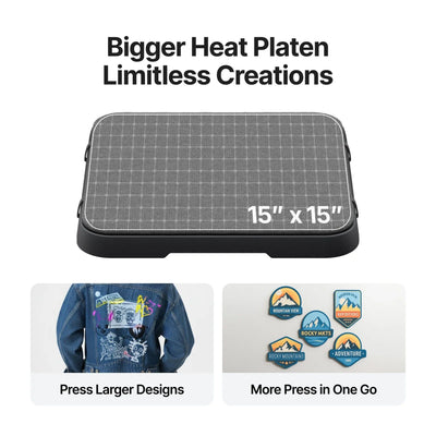 xTool HP2 15in x 15in Balanced Pressure Auto Heat Press Heat Press xTool 