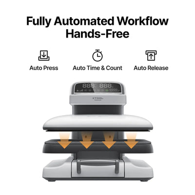 xTool HP2 15in x 15in Balanced Pressure Auto Heat Press Heat Press xTool 