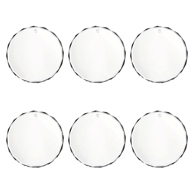 xTool K5 Crystal Faceted Round Ornament - 6 Pack Laser Engraver Accessories xTool 