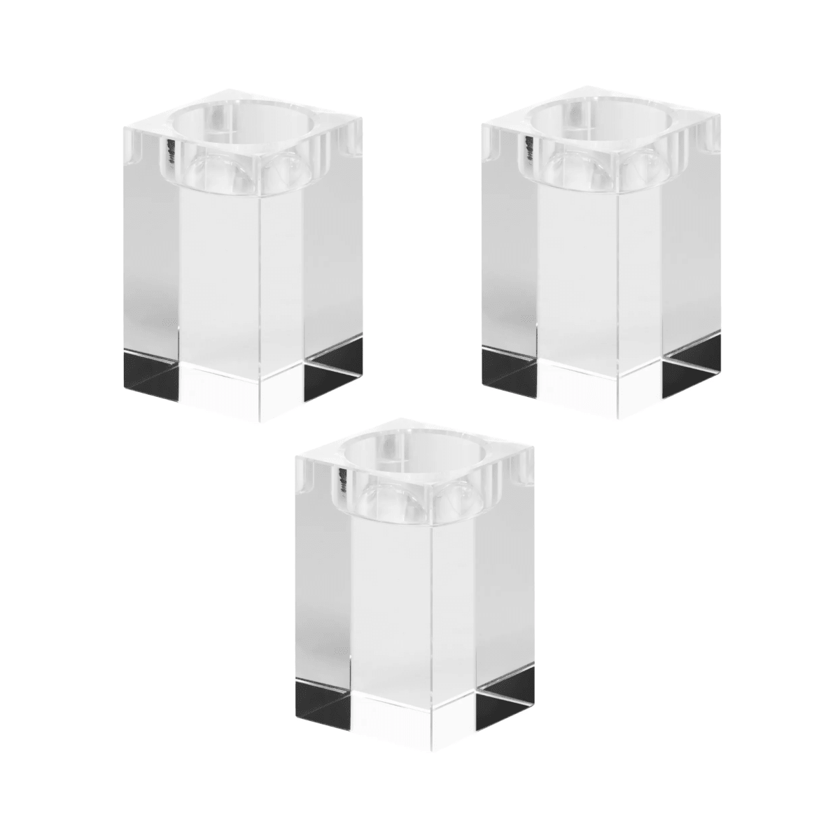 xTool Rectangular K9 Crystal Candle Holders | Swing Design