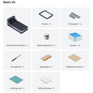 xTool Laser Screen Printing Kit - Single Frame Bundle Laser Engraver Accessories xTool 