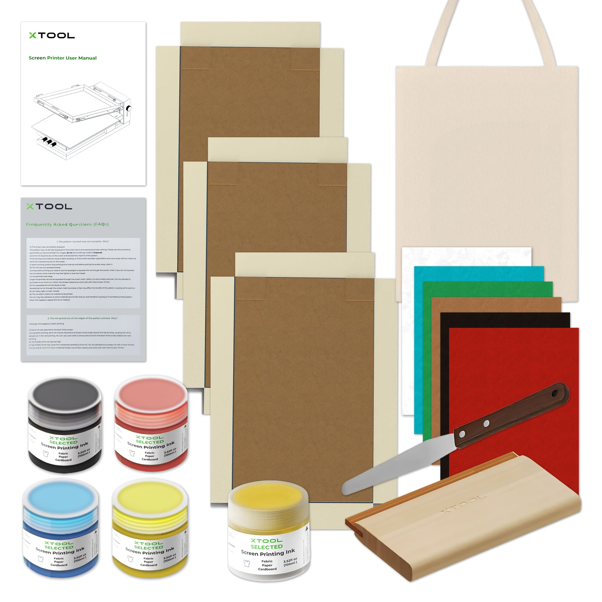 xTool Laser Screen Printing Kit - Single Frame Bundle