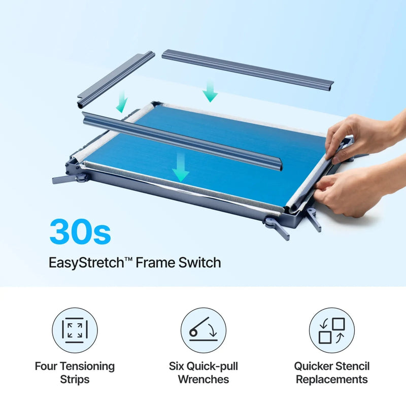 xTool Laser Screen Printing Replacement Frame - 9" x 12" Laser Engraver Accessories xTool 