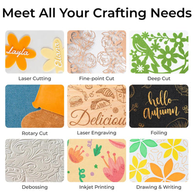 xTool M1 ULTRA 10W 4-in-1 Laser Cutter & Engraver Machine Bundle Laser Engraver Swing Design 