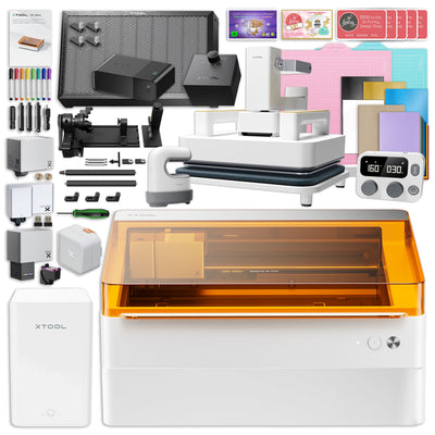 xTool M1 ULTRA 20W 4-in-1 Laser Cutter &amp; Engraver Deluxe Bundle w/ Filter &amp; Heat Press Laser Engraver xTool 