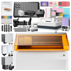 xTool M1 ULTRA 20W 4-in-1 Laser Cutter & Engraver Deluxe Bundle with Heat Press Laser Engraver xTool 