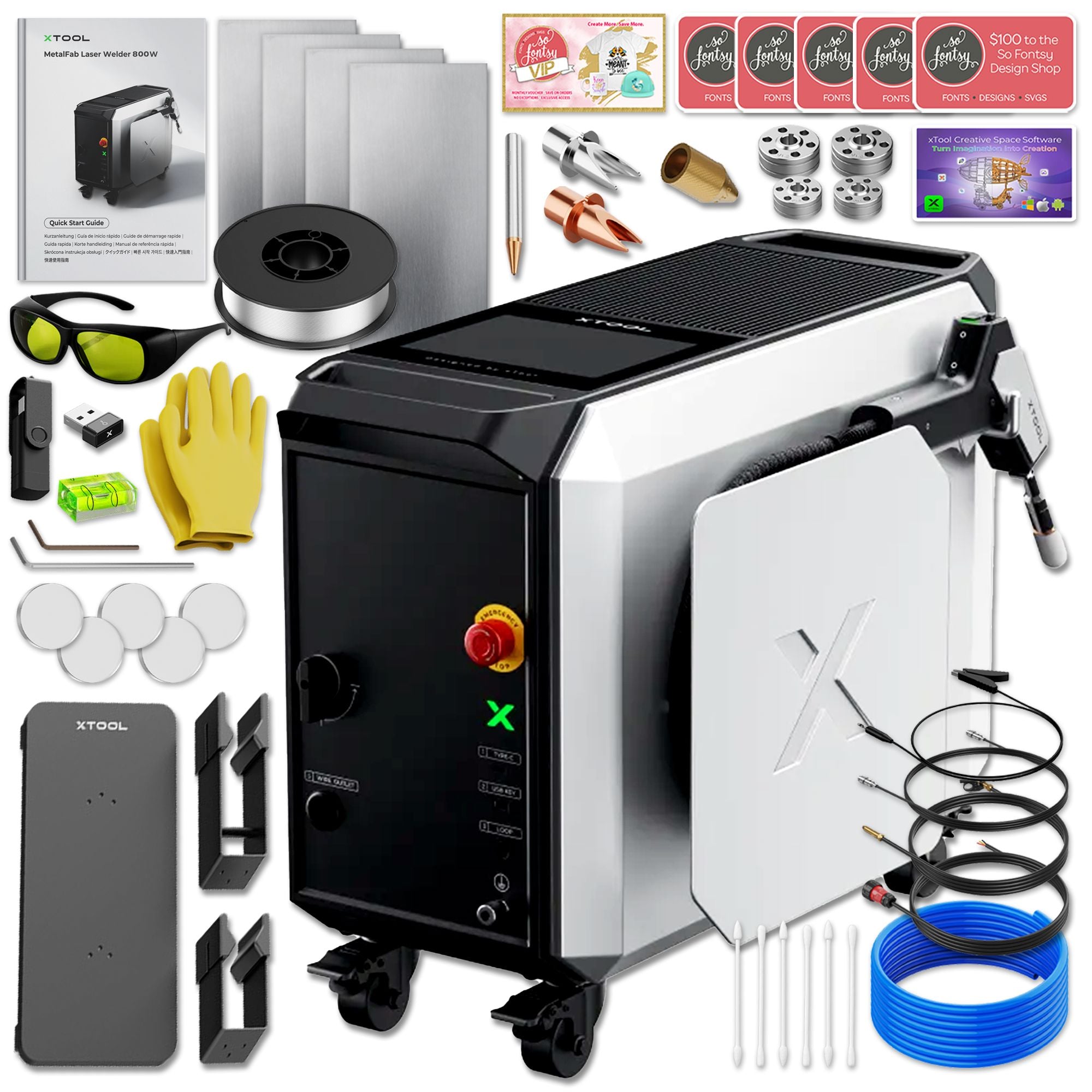 xTool MetalFab 800w Laser Welder | Swing Design