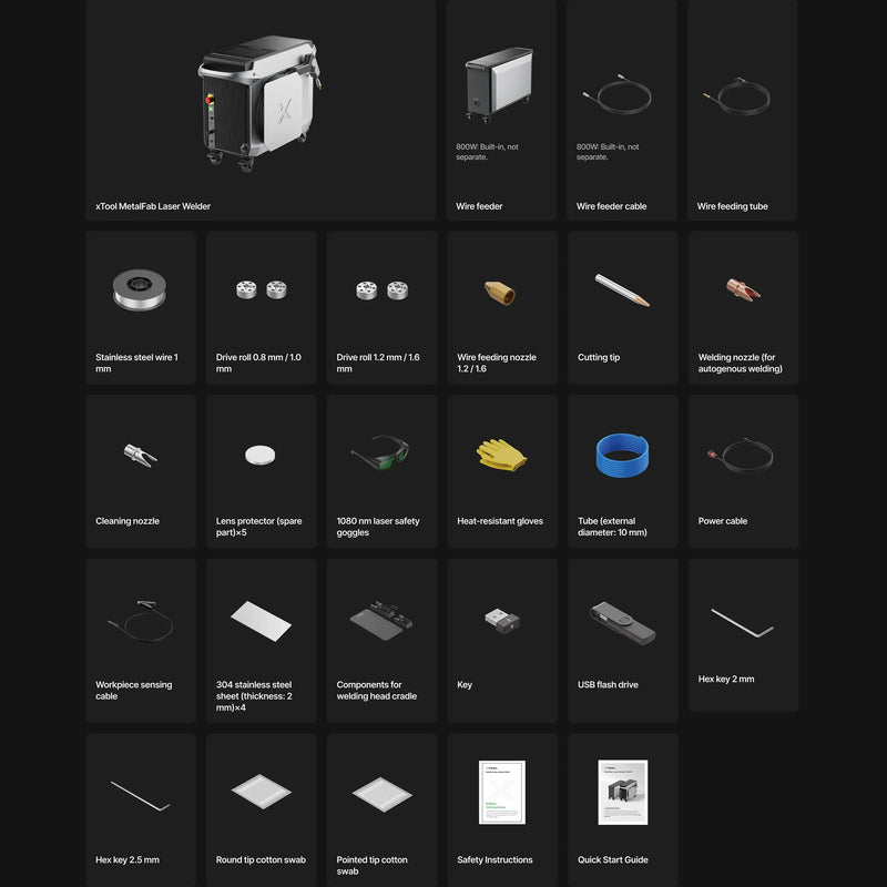 xTool MetalFab 800w Laser Welder Laser Engraver xTool 