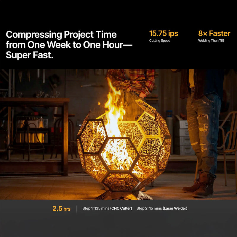 xTool MetalFab CNC Cutter (MetalFab Welder Required) Laser Engraver xTool 