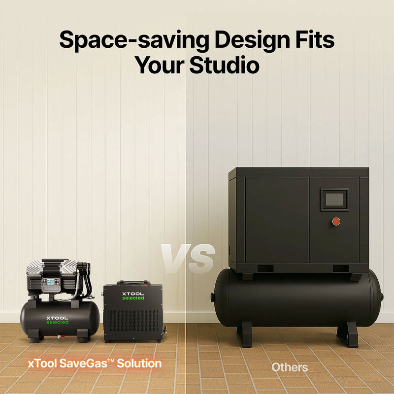 xTool MetalFab Selected Air Compressor & Air Dryer Laser Engraver xTool 