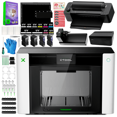 xTool O1 Omni Dual Head UV Printer All-in-One Business Bundle Swing Design 1