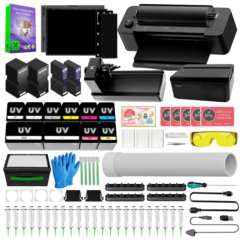 xTool O1 Omni Dual Head UV Printer All-in-One Business Bundle Swing Design 4