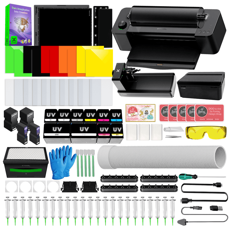 xTool O1 Omni Dual Head UV Printer with P3 CO2 Laser Cutter Without AP2 MAX Air Purifier Swing Design 5