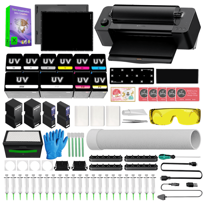 xTool O1 Omni Dual Head UV Printer with Roll & Sheet Laminator Swing Design 4