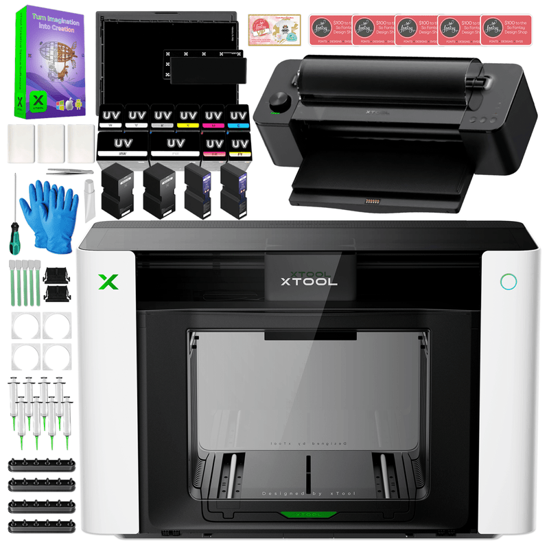 xTool O1 Omni Dual Head UV Printer with Roll & Sheet Laminator Swing Design 1
