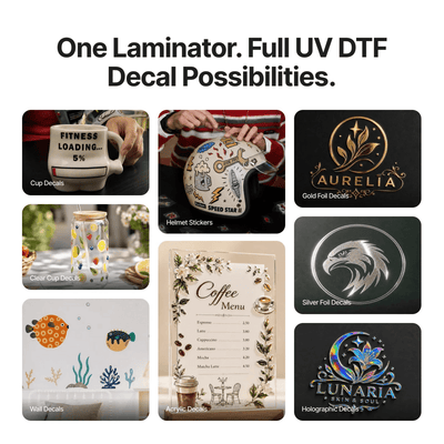 xTool O1 Omni Printer LM1 Laminator & RF1 Roll Feeder Bundle Swing Design 10